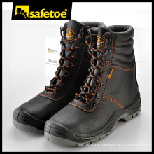 Safetoe Cow Leather Waterproof Steel Toe Safety Shoes H-9023